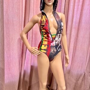 Vibrant Graphic One Piece Swimsuit